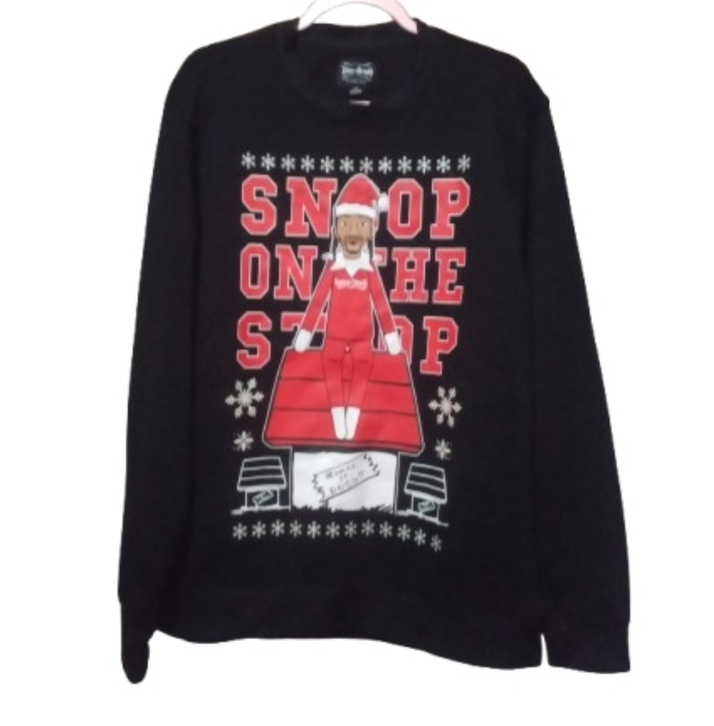 Dogg Supply by Snoop Dogg "Snoop on the Stoop" Holiday Sweatshirt